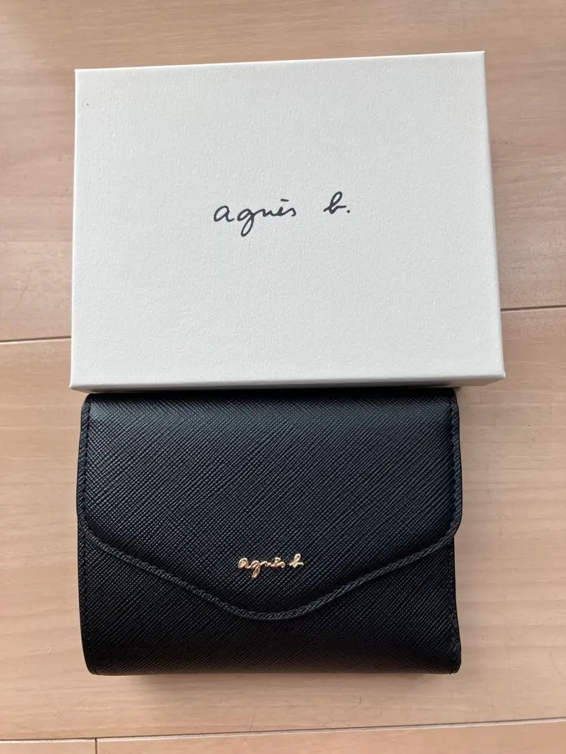 Thumbnail of agnes b. Black Bi-fold Wallet
