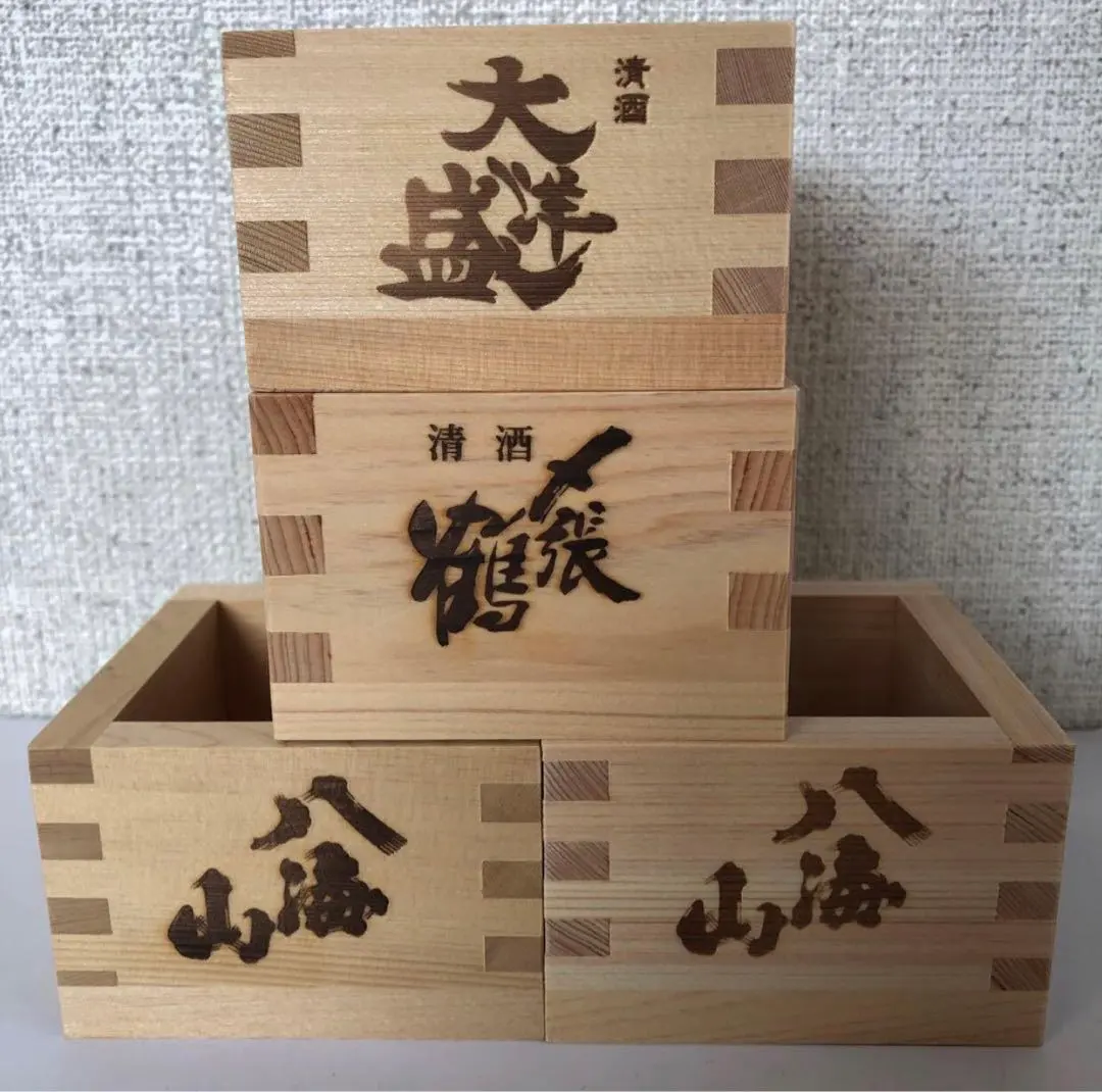 Thumbnail of 【New, Unused】Japanese Sake - One-Go Measure (Set of 4)