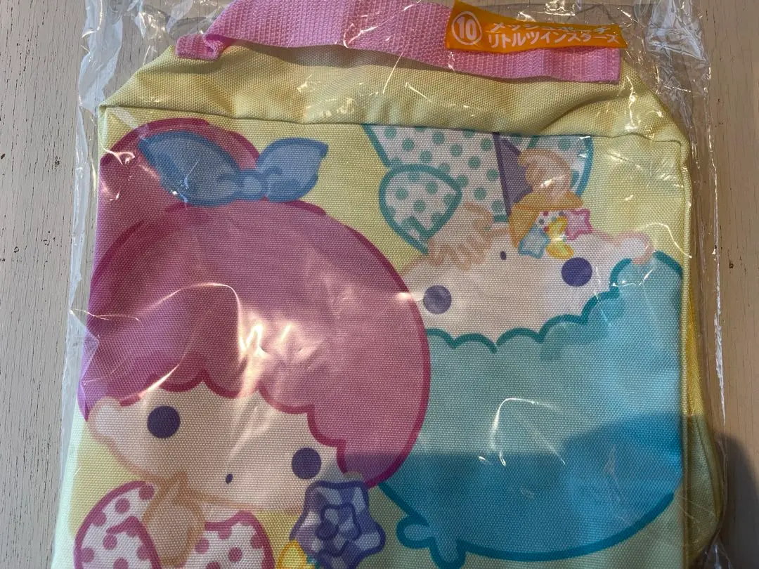 Thumbnail of Includes shipping. New Sanrio Lottery - Little Twin Stars Mesh Pouch