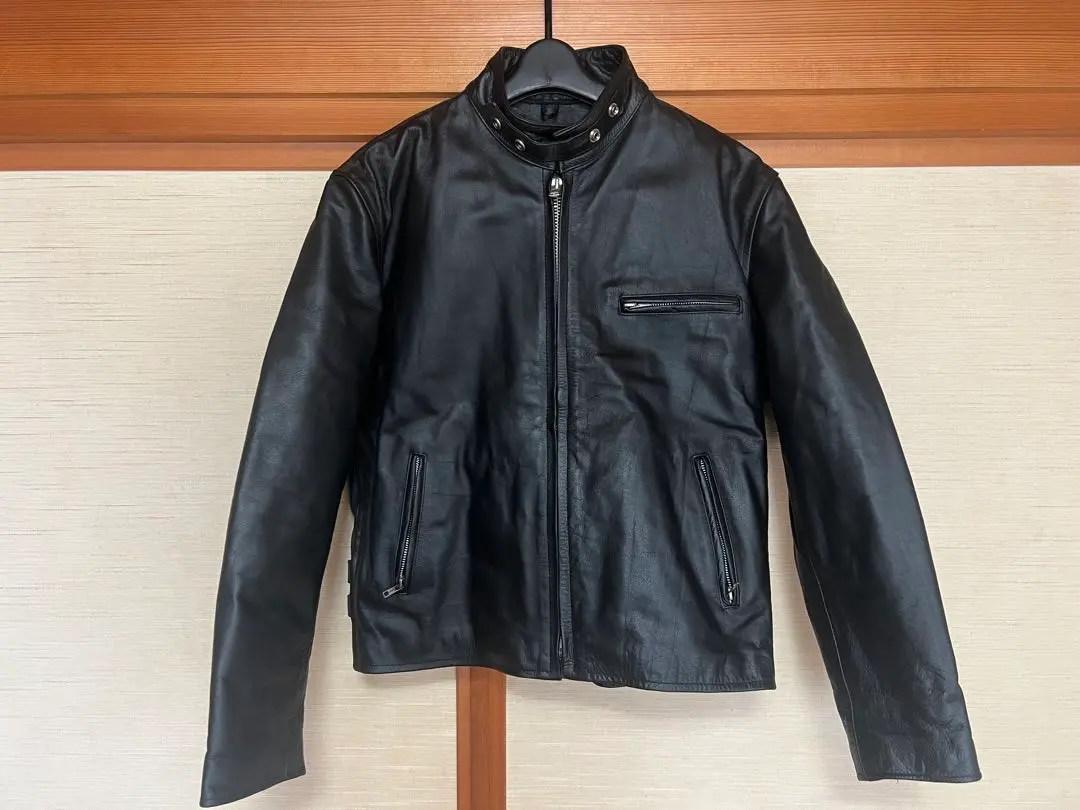 Thumbnail of HORN WORKS Black Leather Jacket L