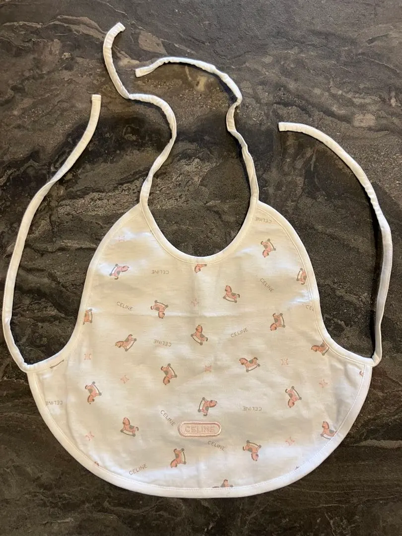 Thumbnail of CELINE Horse Print Bib