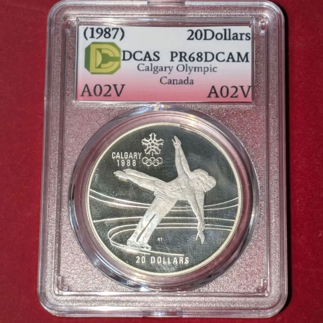 ②1987年 カルガリーオリンピック 20ドル銀貨 DCAS PR68DCAM 2025年最新】カルガリーオリンピック20ドル銀貨の人気アイテム