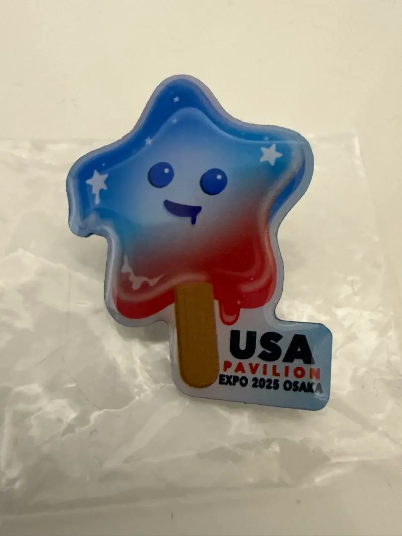 罕見USA 美國館 國慶日 胸章 大阪萬博 2025 的縮圖