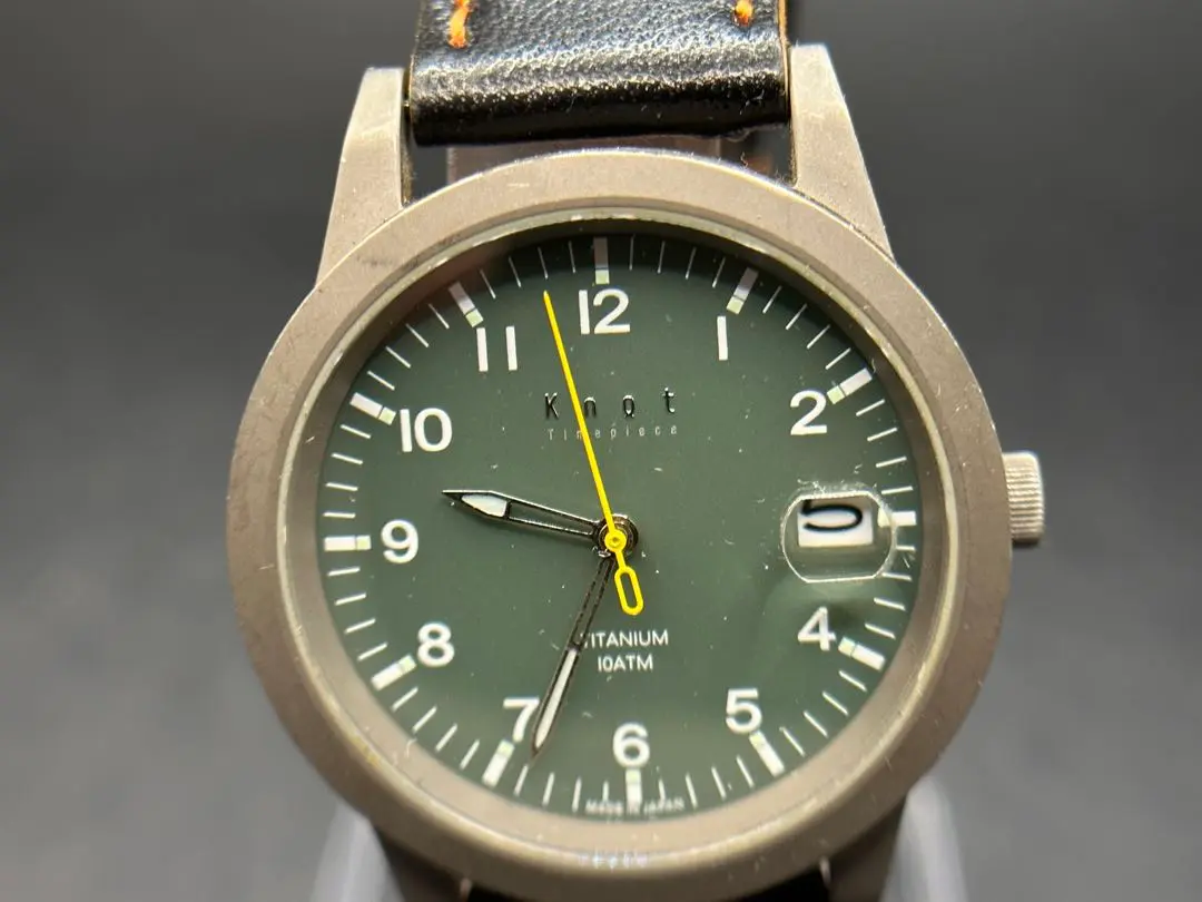 Knot TS-36TIGN チタニウムソーラー チタニウムソーラー - Maker's Watch Knot | シンプルでPOPな