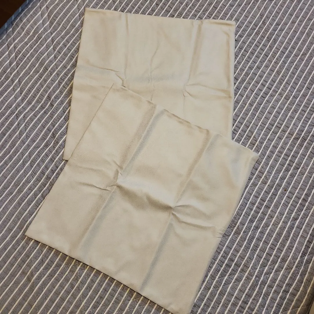 靠墊套 2 件組 白色 米色 的縮圖