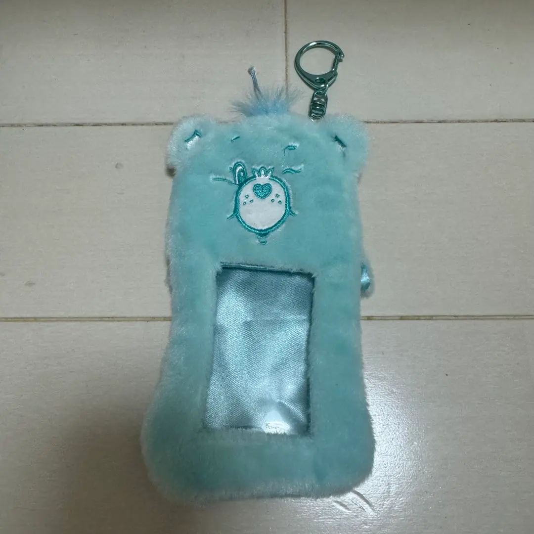 Thumbnail of Plush Photo Keyholder / Trading Card Holder - Care Bears