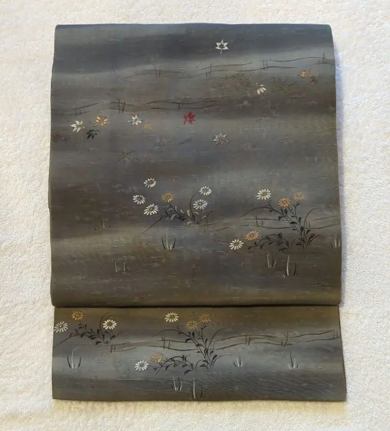 Thumbnail of Obi (sash), silk, antique, stylish obi