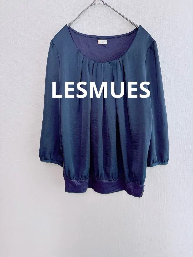 Thumbnail of LESMUES Women's 3/4 Sleeve Pleated Shirt 3869