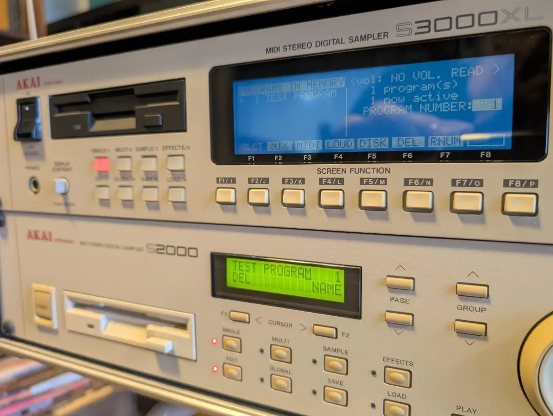 Thumbnail of 【Tested and Working】AKAI S3000XL & S2000 Sampler 2-Unit Set for Sale