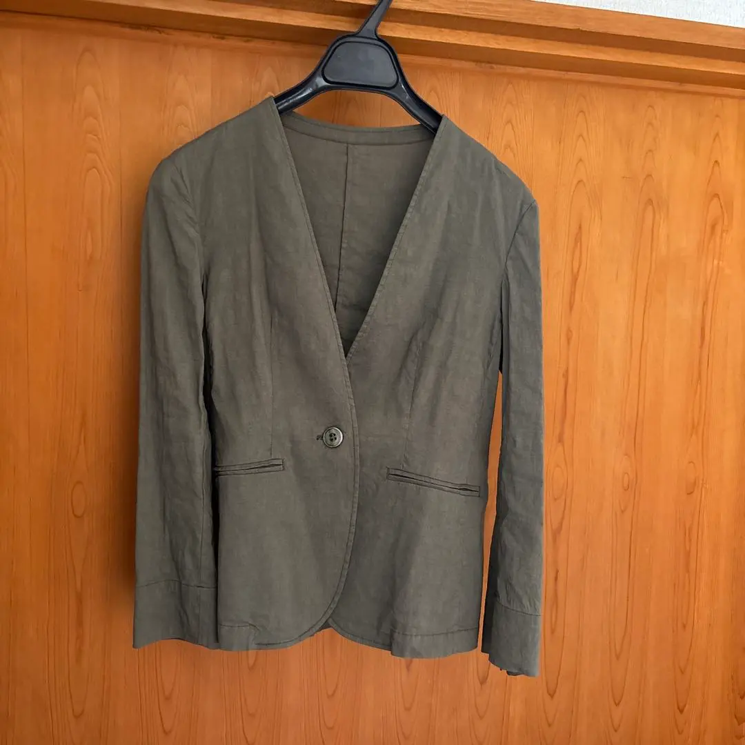 Thumbnail of No-collar jacket B78 H88 T158