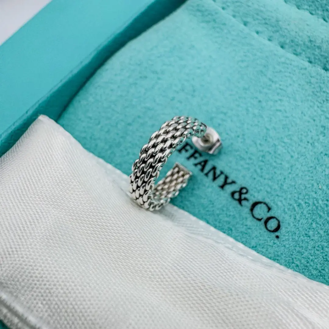 極美品】ティファニー オープン アトラス フープ ピアス 片耳用 5309