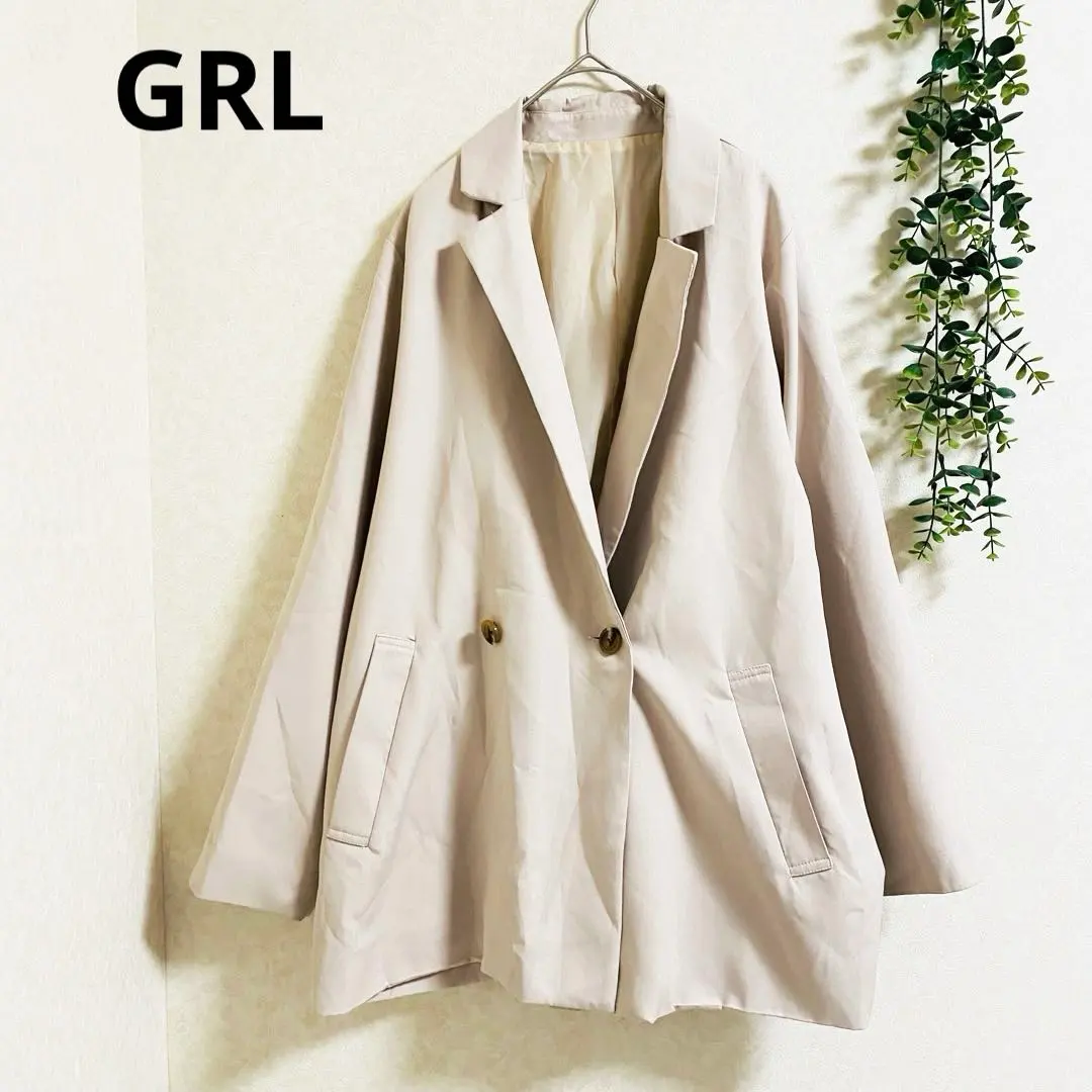 GRL 西裝外套 外套 M 氣質 淑女 修身 的縮圖