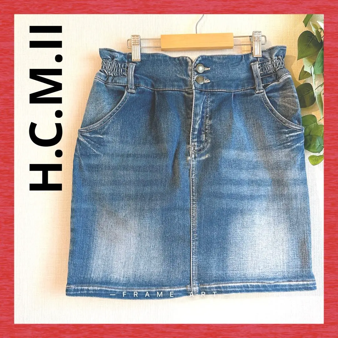 Thumbnail of Excellent condition, size L, H.C.M.II denim tight mini skirt