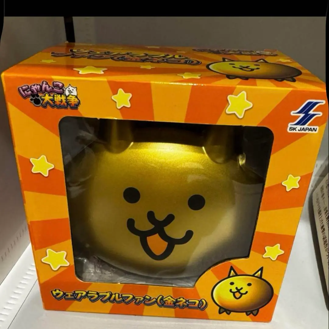ウェアラブルファン(金ネコ) SK JAPAN - にゃんこ大戦争 ウェアラブルファン（金ネコ）の通販