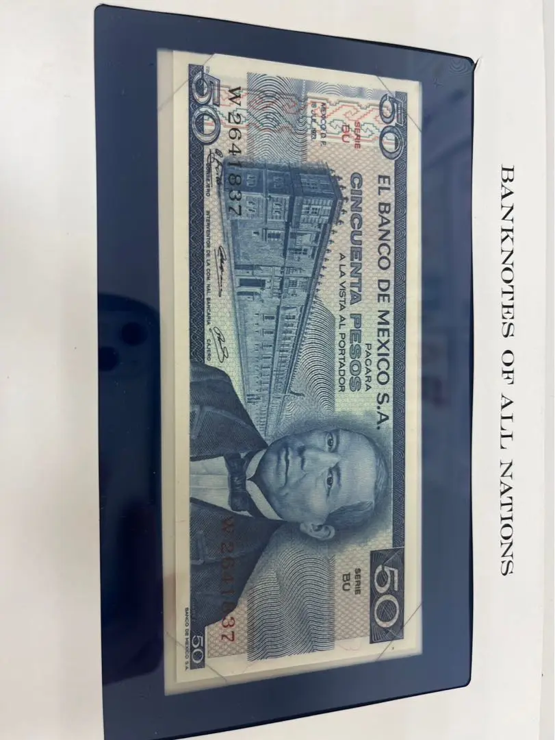 メキシコ　ペソ　外貨紙幣　旧貨幣 楽天市場】メキシコ紙幣 5ペソ ジプシー美女 美品 1969年 世界