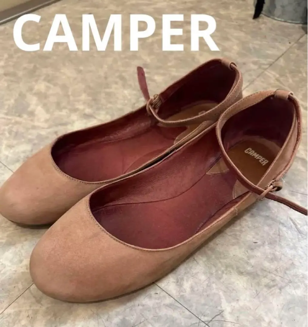 康柏蘭 真皮高跟鞋 粉紅色 的縮圖