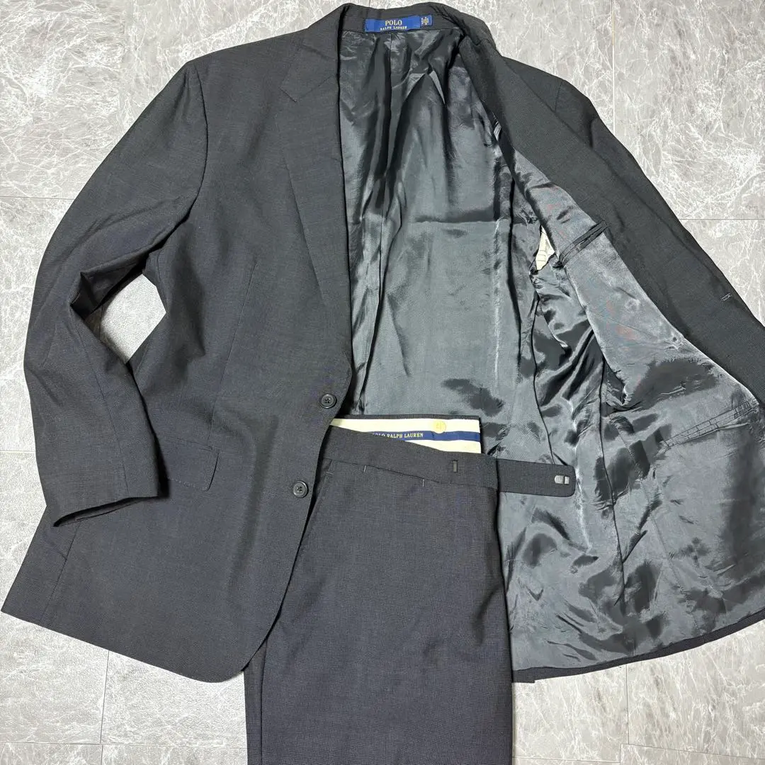 現行極美品✨POLO RALPHLAUREN 西裝套裝 深灰色 的縮圖