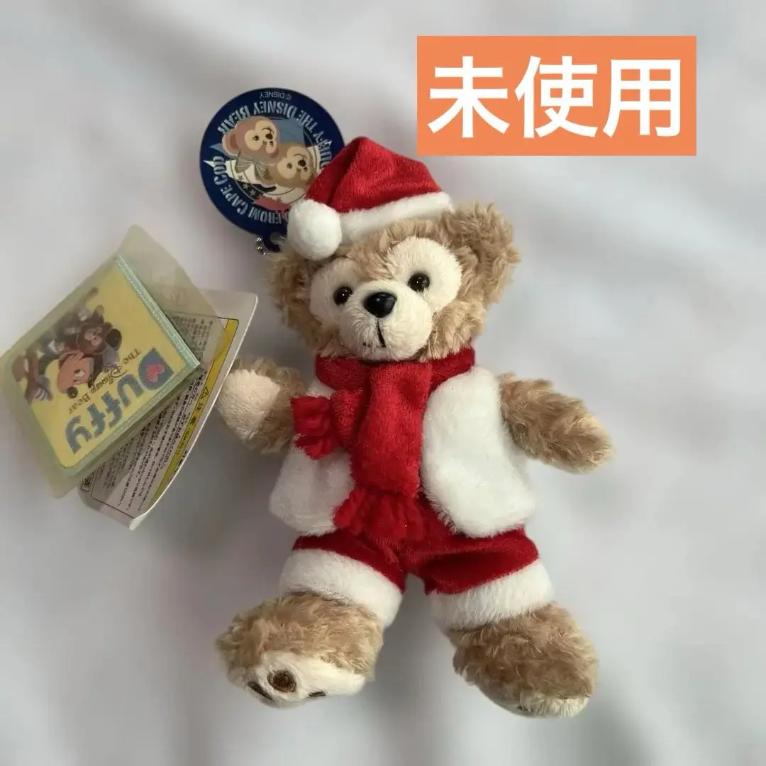 【新品未使用】ディズニー ダッフィー 初期 クリスマス サンタ ぬいぐるみ Disney RESORT (ディズニーリゾート) キャラクターグッズ 2005年
