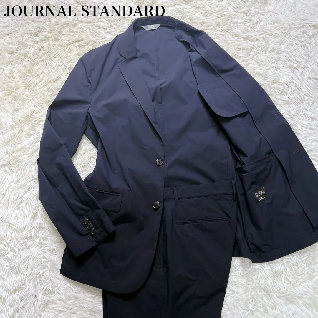 【美品 稀少】JOURNAL STANDARD SOLOTEX 西裝套裝 海軍藍 XL 的縮圖