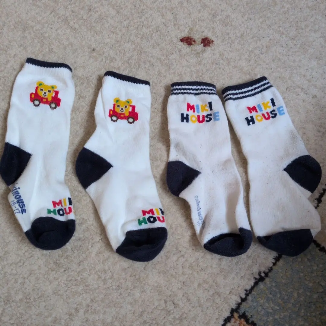 Thumbnail of Miki House Socks Set of 2, 15cm-17cm