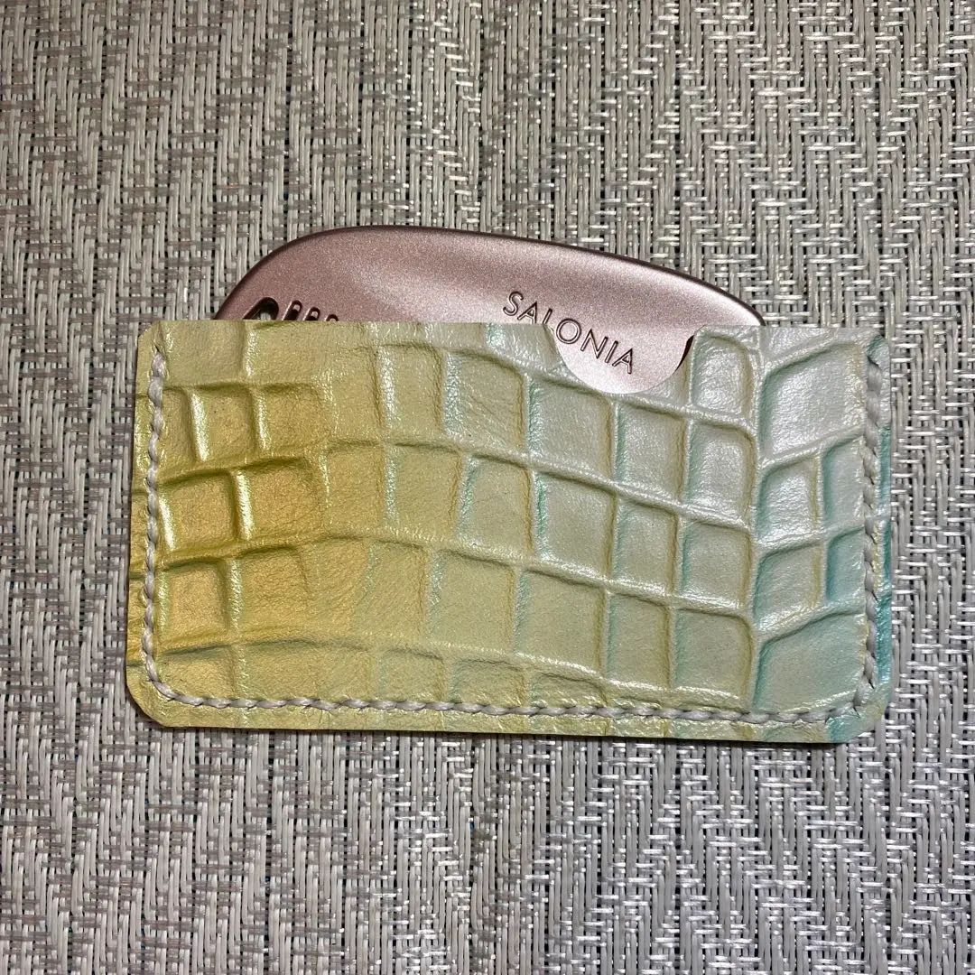 Thumbnail of PW Crocodile-style Hair Comb Case Leather Craft