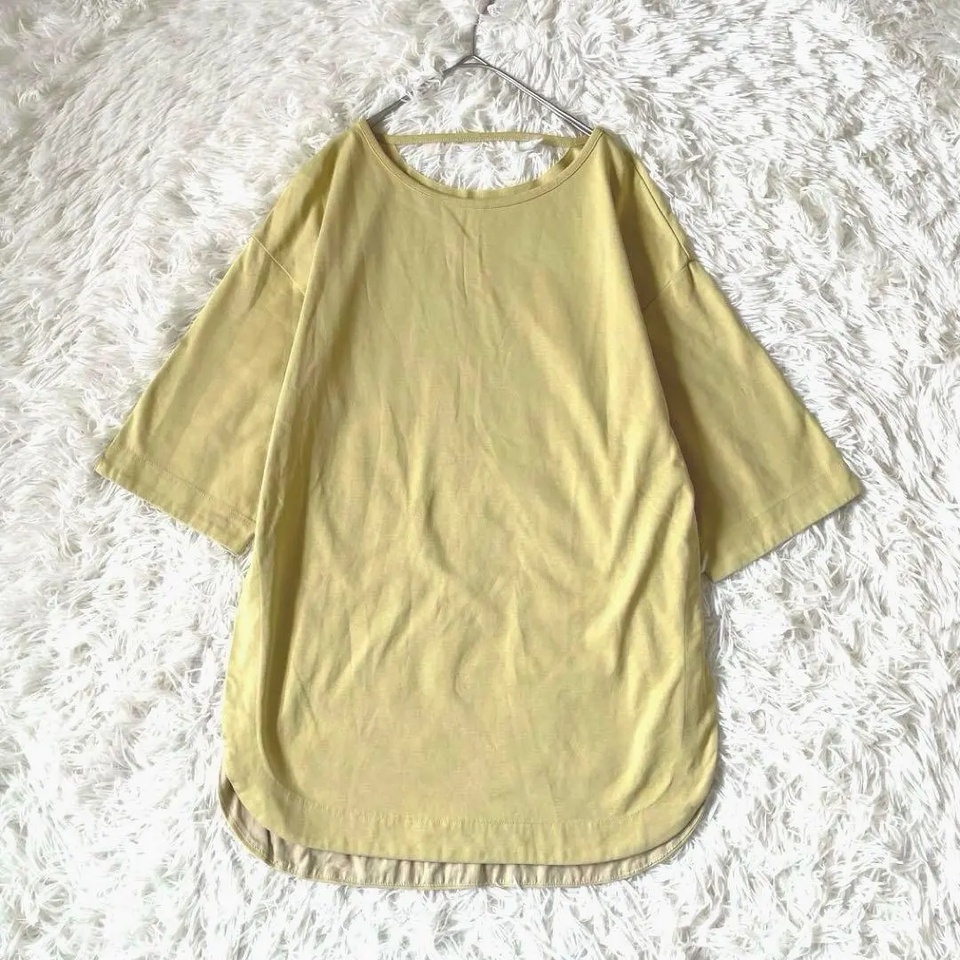 SHIPS 露背上衣 黃色 針織衫 T恤 的縮圖