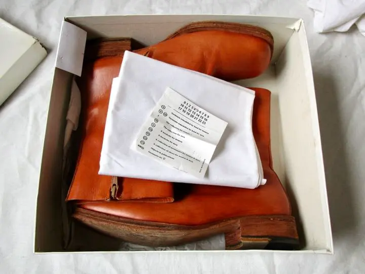 初期 マルタン マルジェラ 010 スクエアトゥ ブーツ 41