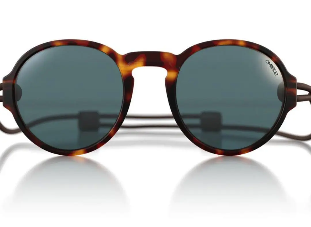 【未使用品】OMBRAZ オンブラス VIALE レギュラーサイズ　ブラウン Viale, Ombraz Armless Sunglasses