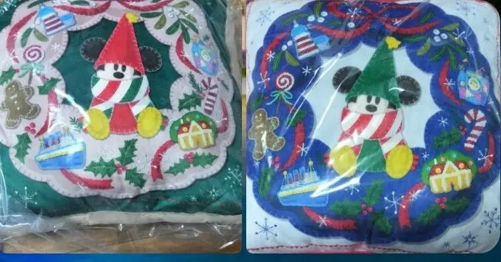 ☆全新♪迪士尼 Jingle Bell 聖誕 Lil' Linlin 抱枕 套裝☆ 的縮圖