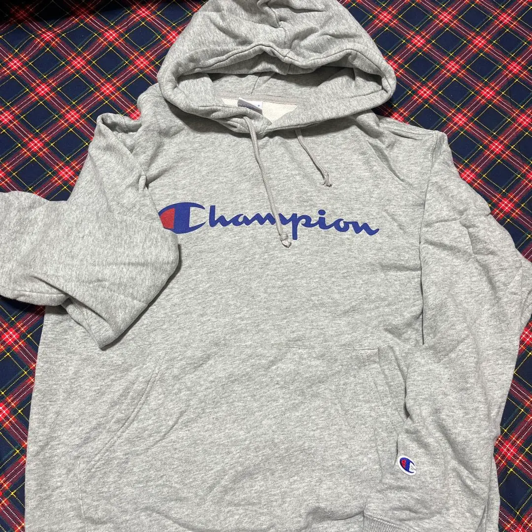 Thumbnail of Champion Gray Hooded Sweatshirt