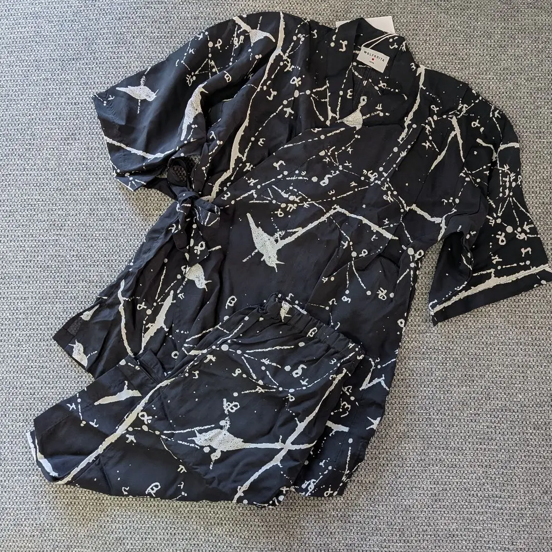 【7/15まで値下げ】wolf & rita 甚平　8y 128-134 24SS】WOLF&RITA（ウルフアンドリタ）JINBEI FLOW［2y/4y/6y/8y