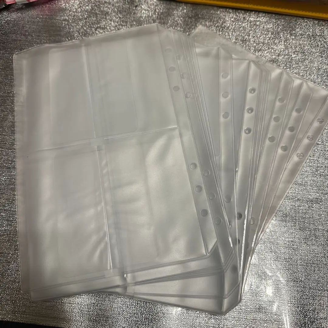 Thumbnail of A6 size clear file with multiple pockets, 15 sheets