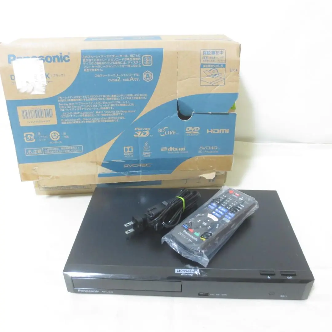 中古 Panasonic Ultra HD ブルーレイプレーヤー DP-UB32 パナソニック、実売3.5万円のUHD BDプレーヤー「DP-UB32」 - AV