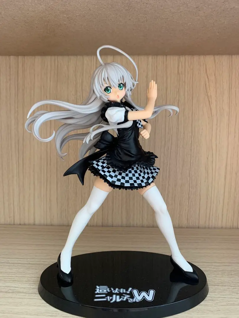 (未使用･未開封品)　這いよれ!ニャル子さんW プレミアムフィギュア “私服Ver.” 白 黒 チェック 美少女 プライズ セガ v1yptgt 41epehAeIkL.jpg_BO30,255,255,