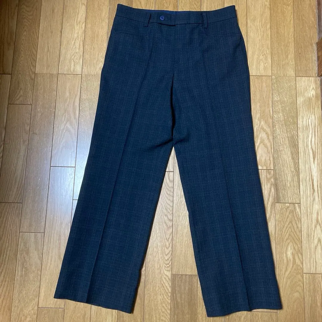 Thumbnail of Slacks, Size 82, Check Pattern, Polyester ② Trousers, Pants