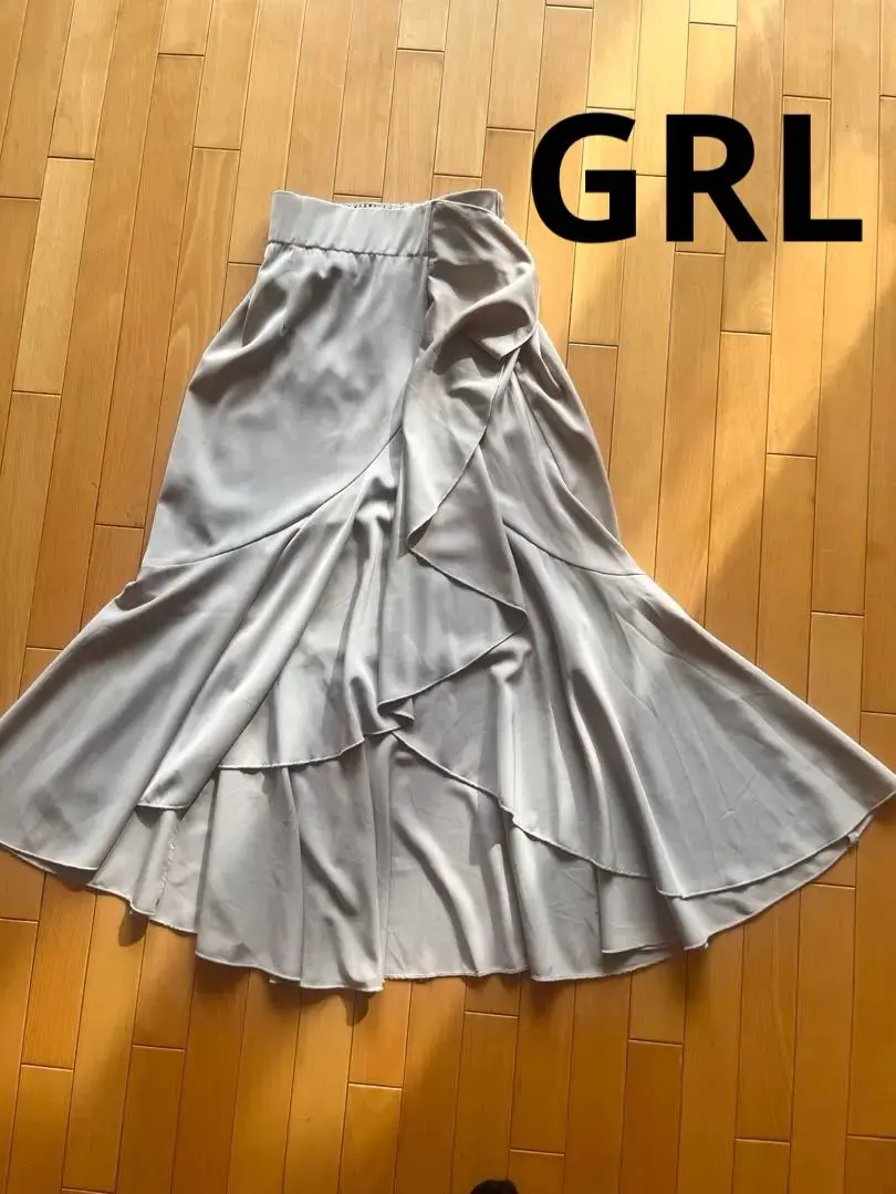 Thumbnail of GRL flare skirt, elastic waist