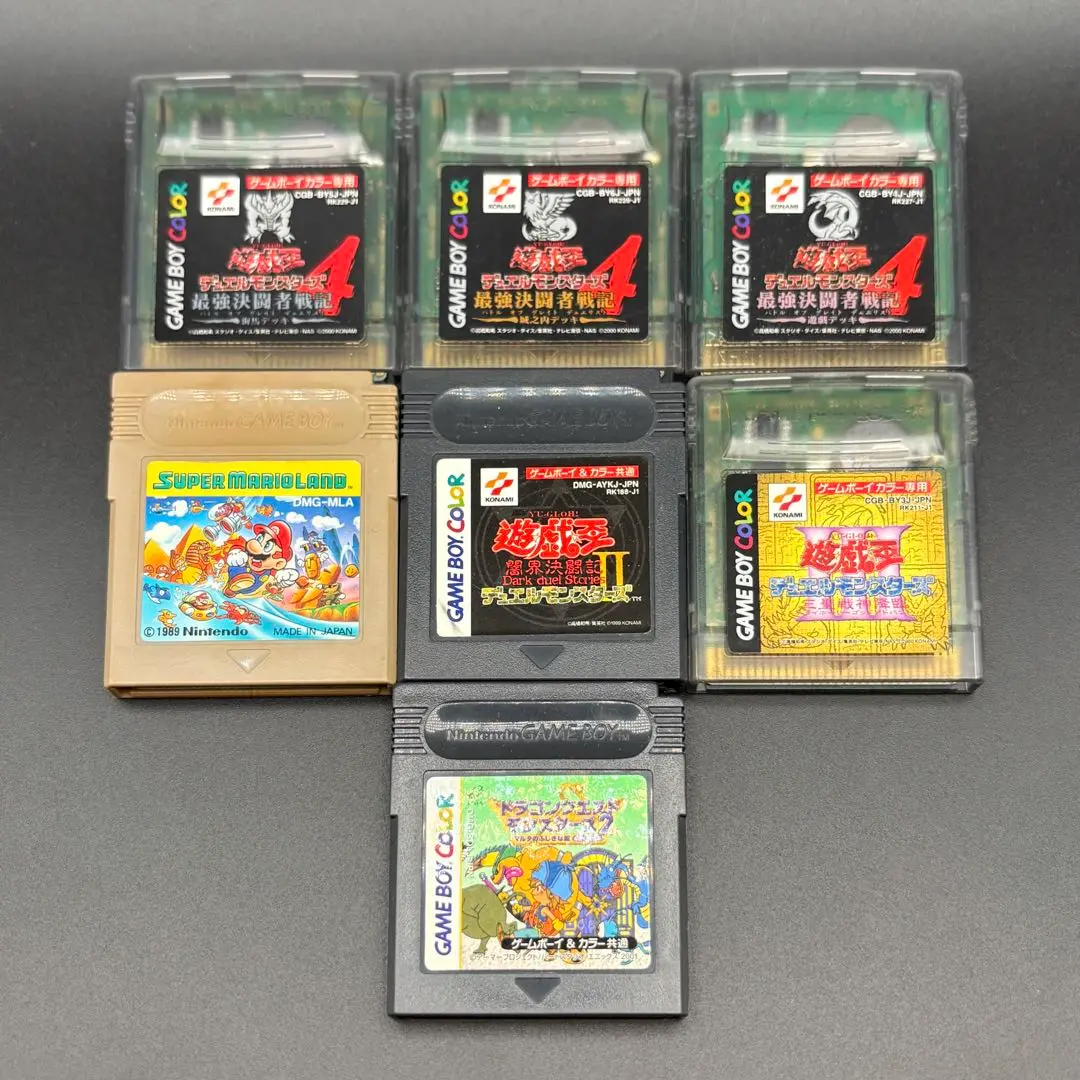 Game Boy 遊戲軟體套組 遊戲王 馬力歐 的縮圖