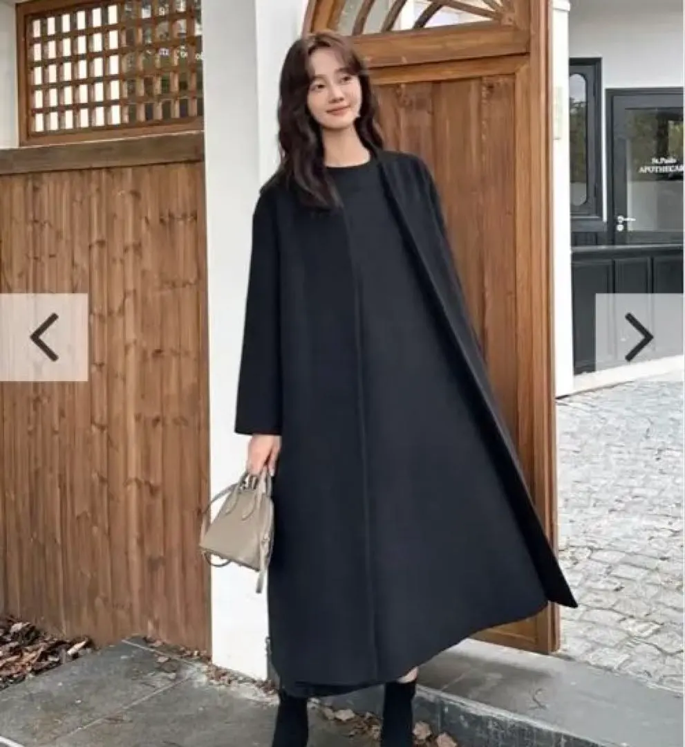 生日派對 birthdaybash 大衣 女士大衣 黑色 的縮圖