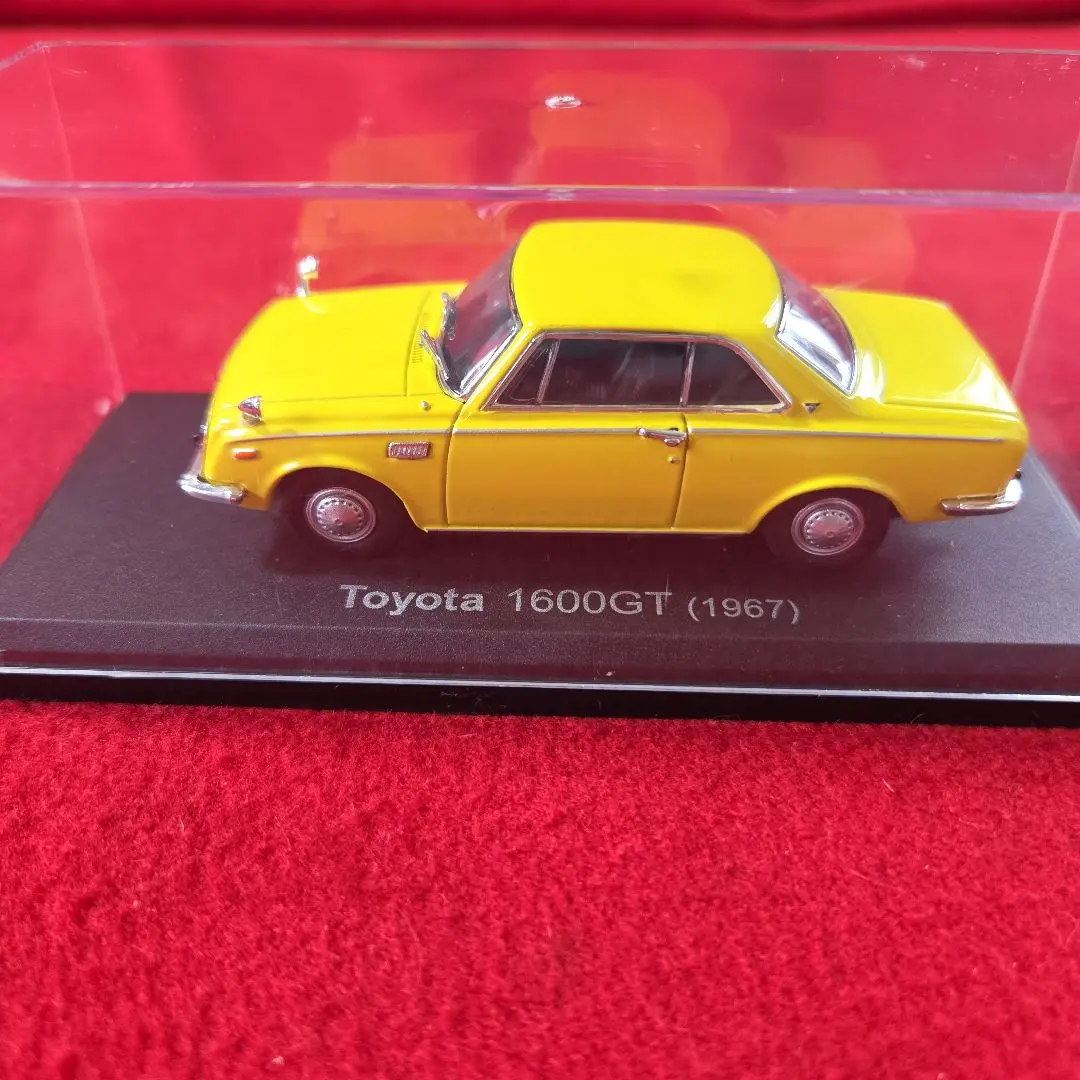 Thumbnail of Toyota 1600GT (1967) Yellow Miniature Car