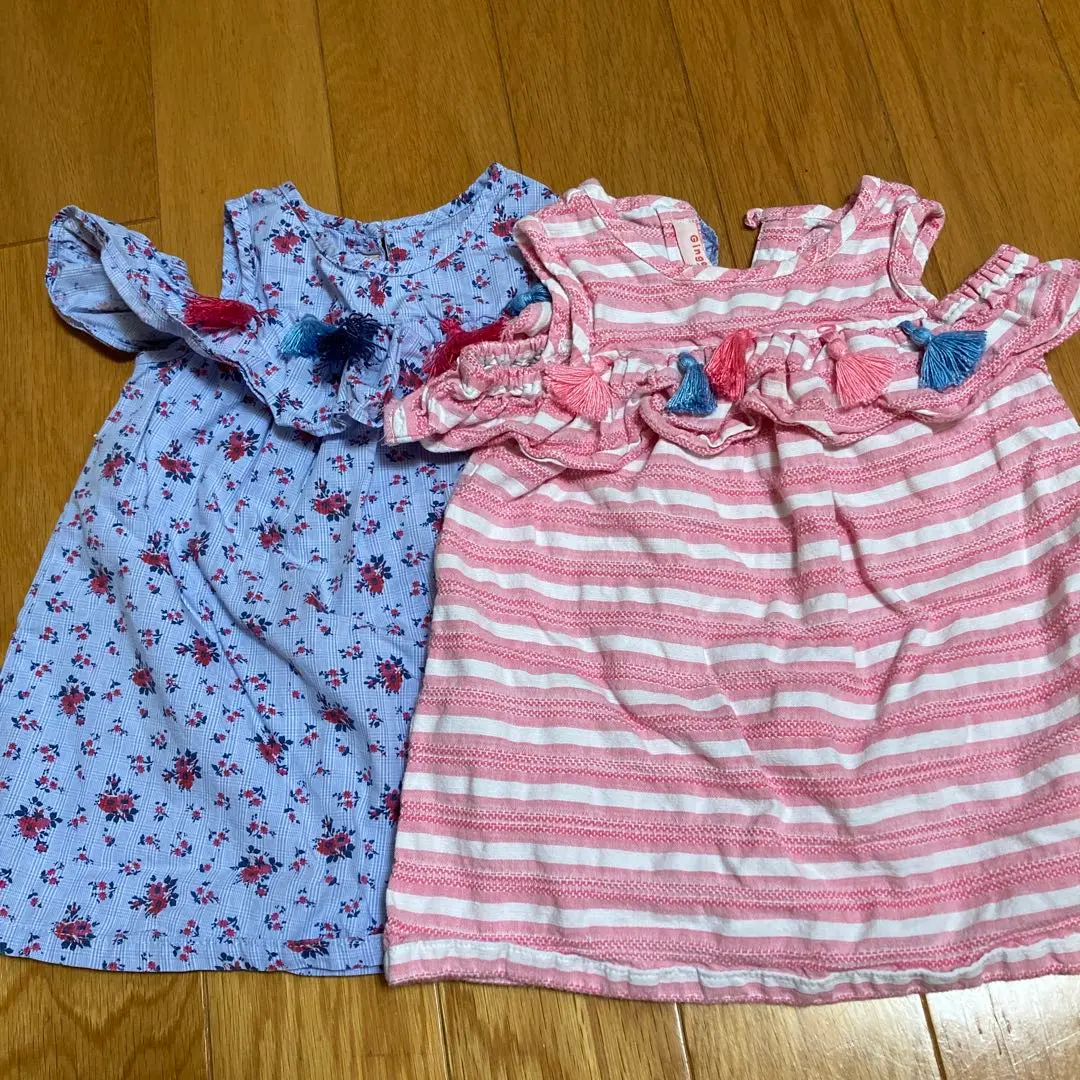 Thumbnail of Gingersnaps ☆ Off-shoulder cut and sewn tops, set of 2