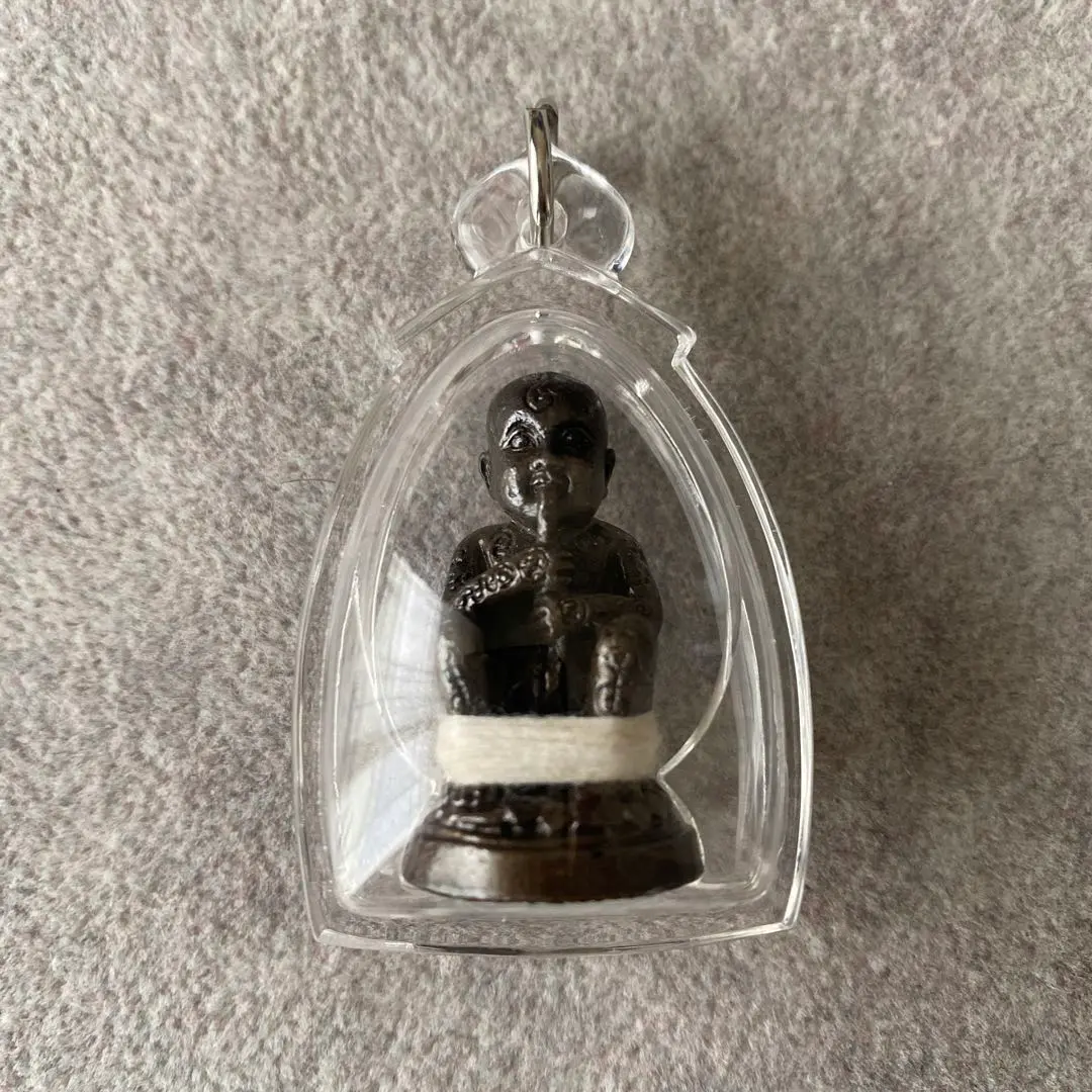 佛牌 黃金童 古曼童 LP考賢師 超稀有品 招財 守護 御守 的縮圖