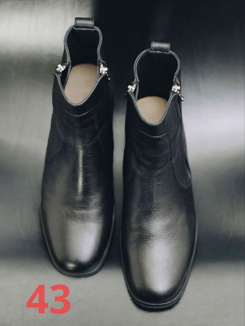 Llife SLIGHT SQUARE ZIP BOOTS 43 28cm 的縮圖