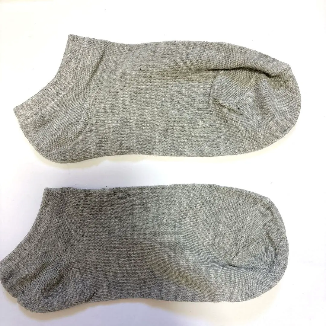 Thumbnail of One of a kind! Plain sneaker socks, ankle socks, gray, one pair