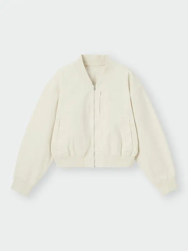 【GU】MA-1 象牙白（米色） 的縮圖