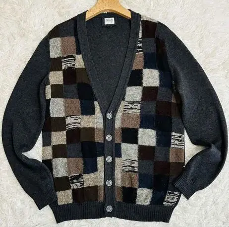 美品 高級7万円程◇EMPORIO ARMANI ニットカーディガン メンズS