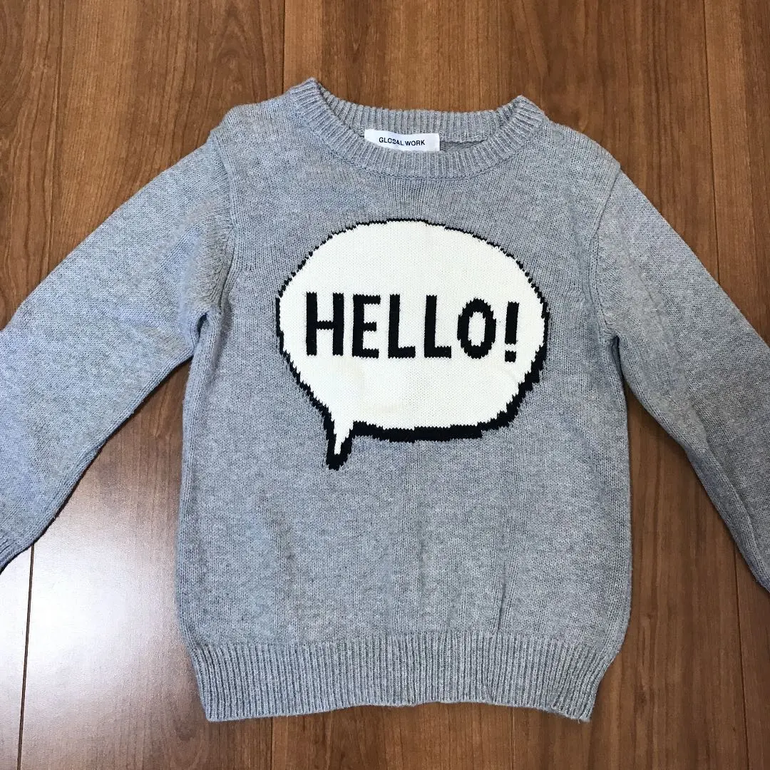 Thumbnail of Global Work Knit Sweater Gray S