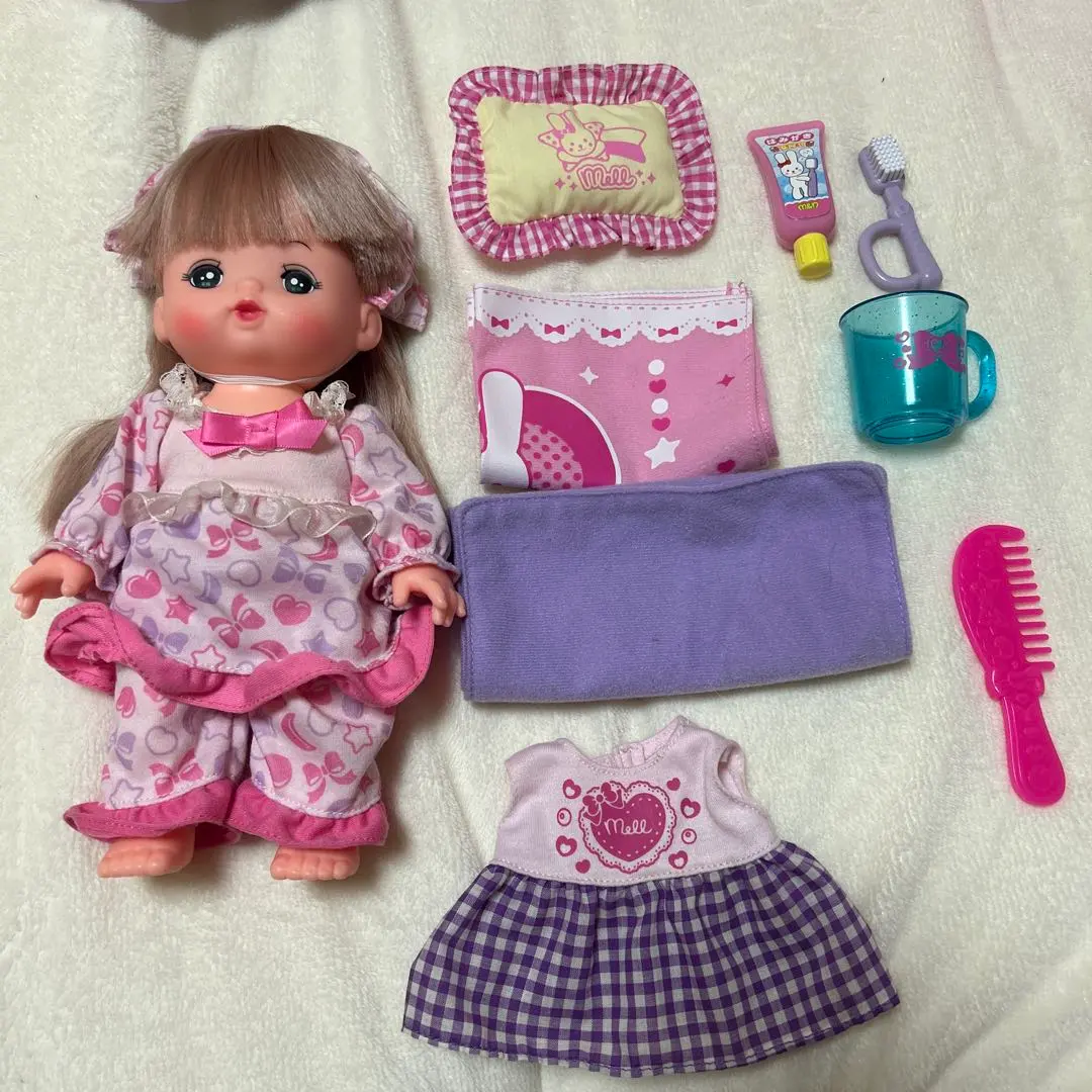 Thumbnail of Mer-chan Doll Set: Let's Go to Sleep Set