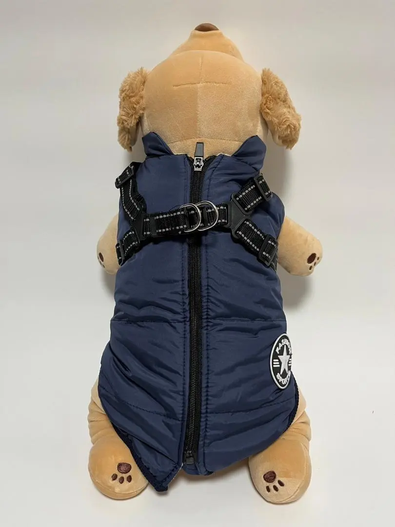 犬服 背心 外套 小型 中型 輕量 防寒 外套 溫暖 L 尺寸 的縮圖
