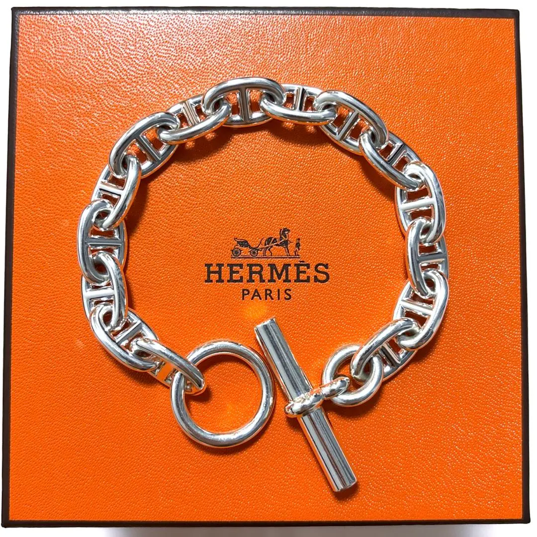 本物保証☆HERMES シェーヌダンヌル　mm15コマ 本物保証☆HERMES シェーヌダンヌル mm15コマ - メルカリ