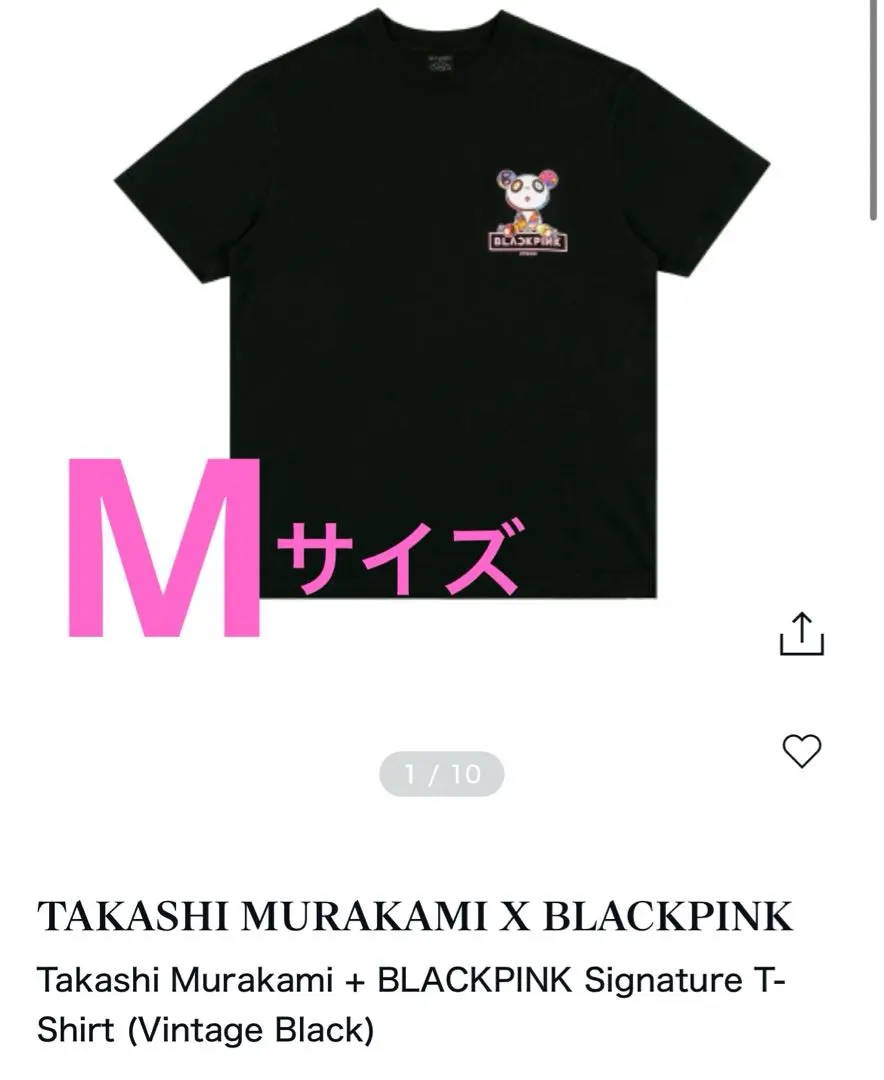 村上隆 × BLACKPINK ロンＴ BLACKPINK と村上隆によるコラボレーションアイテムがMUSINSAに